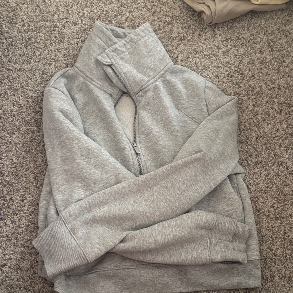 All in Motion Gray Zip-Up Sweatshirt